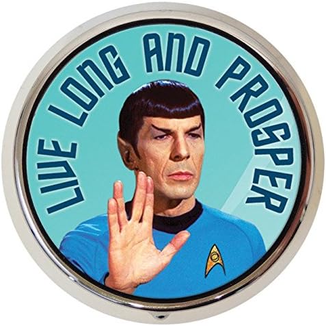 Eredeti Star Trek Spock Leonard Nimoy Tabletta Doboz - Kompakt, 1 vagy 2 Rekesz Gyógyszer Esetében