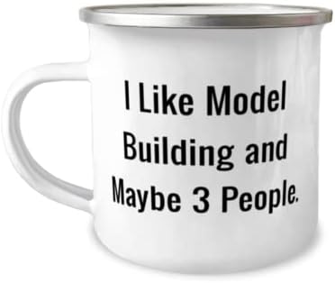Modell Épület Ajándékok Férfiaknak a Nők, úgy, Mint a Modell Épület Talán 3, Tökéletes Modell Épület 12oz Táborozó Bögre, A Barátok,