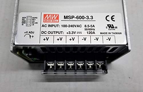MW jót MSP-600-3.3 3.3 V 120A Zárt-PFC Orvosi tápegységek