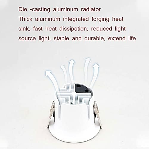 USMJQVZ Fehér Alumínium LED Lámpa 7W,10W,12W LED Süllyesztett Világítás Nappali Felületre Szerelhető Süllyesztett Mennyezeti Világítás