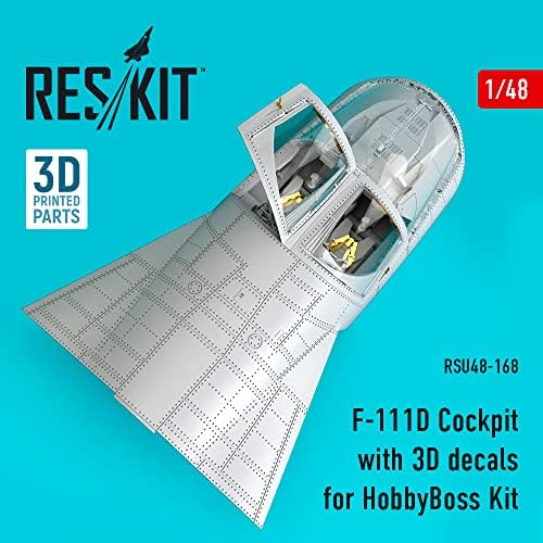 Reskit RSU48-0168 - Skála 1/48 F-111D Cockpit 3D Matricák a HobbyBoss Készlet