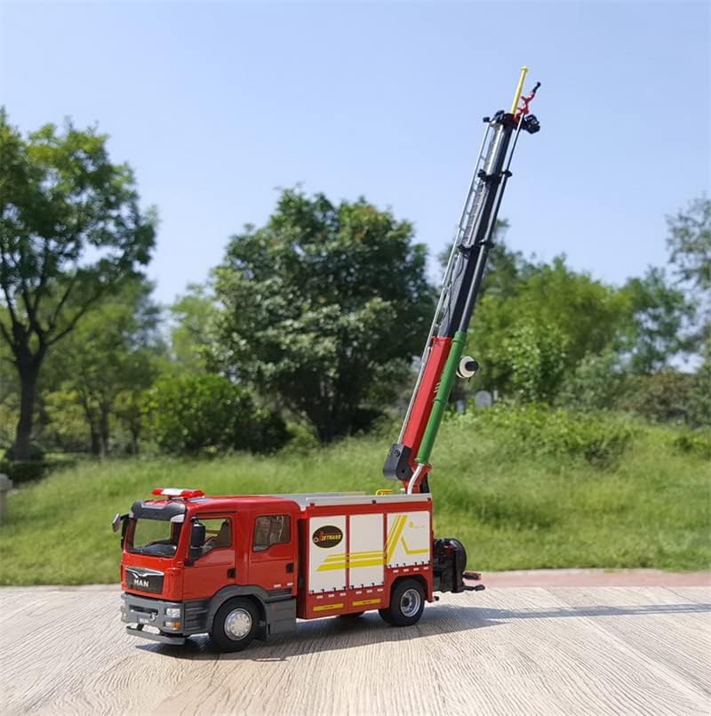 JIEDA tűz az Ember Sürgősségi tűzoltóautó 1/43 Fröccsöntött Teherautó Előre elkészített Modell