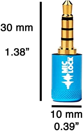 Mic-Zár, Metál Színek, 3,5 mm - es Kék (Egyszeri)
