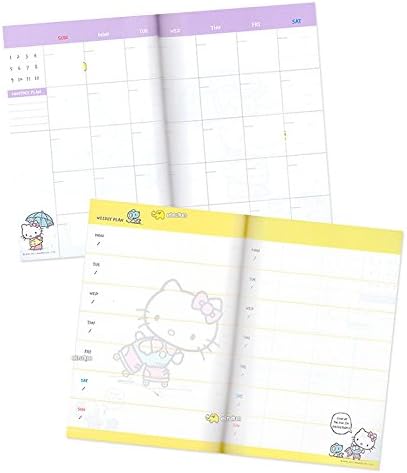 Sanrio Hello Kitty Édes Kiscica Kis Naplóm Ütemező Tervező (Kék)