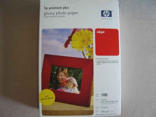 Made in Switzerland!HP Premium Plus Photo Paper, Fényes, 4 x 6, 93 Lap/1 Csomag Értékesített, Mint 1 Csomag - A megjelenés