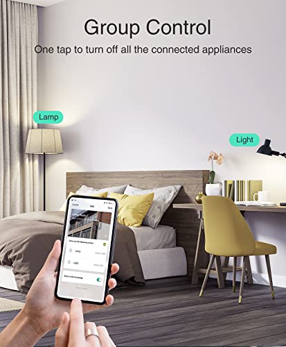 GHome Okos Mini Smart Plug, 2.4 G Wi-Fi-hozzáférés biztosított Konnektor Csatlakozó Kompatibilis Alexa, a Google Haza Intelligens