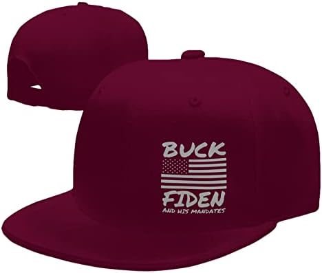 Buck Fiden, valamint A Megbízások Kalapok Lapos Bill Karimájú Fekete Állítható Baseball Sapka Divat baseballsapkás Férfi Nő