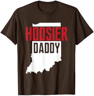 Hoosier Apa Indiana Állam Térkép Ajándék Póló