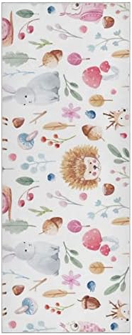 Augenstern Jóga Takaró Akvarell-Rózsaszín-Nyuszi-bagoly-Sündisznó Jóga Törölközőt Jóga Szőnyeg, Törölköző