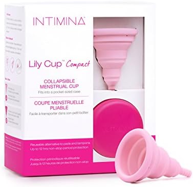 Intimina Lily Kupa Kompakt - Kicsi a Menstruációs Csésze Lapos-szeres Kompakt Design, Eldobható Menstruációs Csésze, Időszak