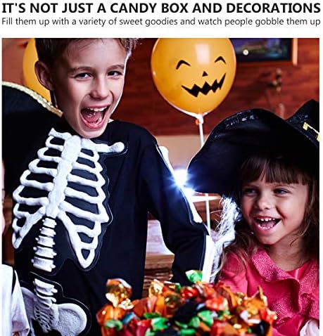 DOITOOL 1db Halloween Tök Candy Doboz Mini Csomag Kezelni Konténer díszdobozban