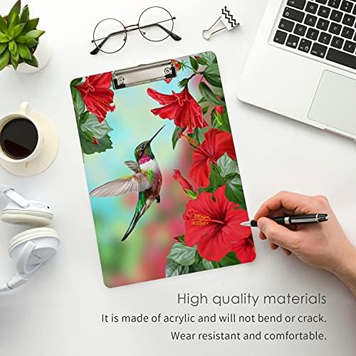 xigua Piros Virágos, valamint a Kolibri Vágólapra Aranyos Design Letter Méretű Vágólapra A4-es Szabvány Méret 9 x 12,5 Hüvelykes,
