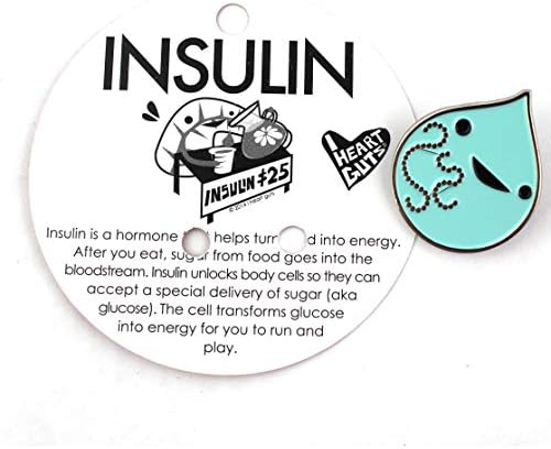 Én Szívem Bátorsága Inzulin Design Kitűző - Inzulin A Win Zománc Pin