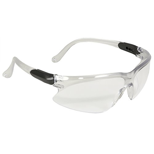 KleenGuard Visio Biztonsági Védőszemüveget (14471), Gazdaságos Szemüveg, UV-Védelem, Anti-Köd, Tiszta Lencse, 3-Pont Kihúzható Ezüst Templomok,