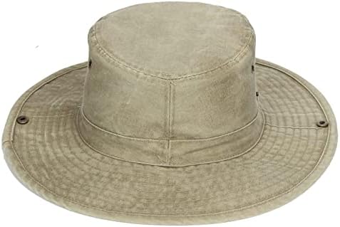 A nők a Férfiak kalap Boonie Pamut Fisher Kalap - Szilárd Halászati kalap Safari Dzsungel Sapka Nyári Utazási(XL/7 1/2)