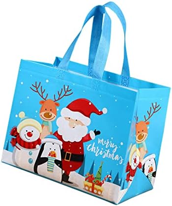 bvgfsahne Trópusi Parti Dekoráció Karácsonyi ajándékcsomagot fogantyúval BagMultifunctional Karácsonyi Táskák Ajándékok Csomagolására Shopping