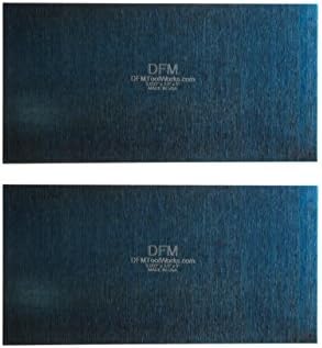 DFM Eszköz Működik Kék Szekrény Kaparó Téglalap Szett - MADE IN USA - Több Méretben (2, 0.032 x 2.5 x 5)
