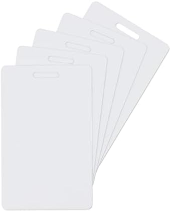 Csomag 500 Fehér CR80 PVC-Kártyát a Nyílásba Ütést a Rövid Oldalon | 30 milla által easyIDea
