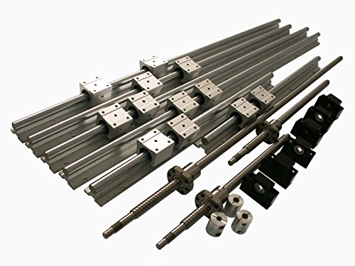 Joomen CNC SBR16 Támogatás Vasúti RM1605 ballscrew 700/700/1000mm Lineáris Készlet
