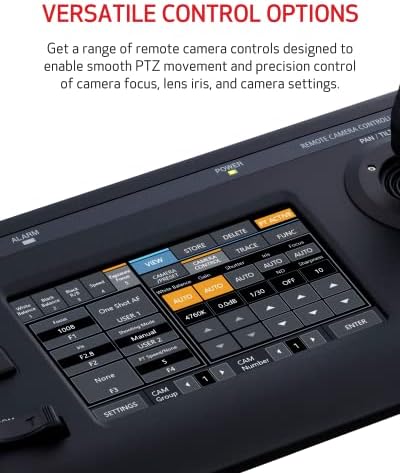 Canon RC-IP100 Távoli PTZ Kamera Vezérlő - 7 érintőképernyő, Vezérlő & Zoom 4 személyre Szabható Gombok, 100 Preset - Control 100 Kamerák (99