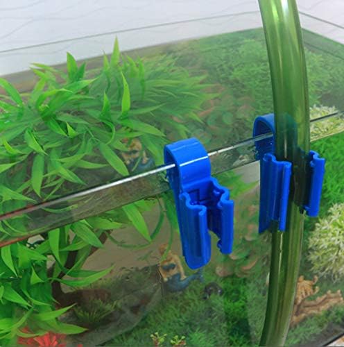 AKOAK 3 Db akvárium Tömlő Támogatja a Multi-Funkcionális Kék Szerelés vízvezeték Klip 8-16 mm-es Cső Jogosultja Akváriumi Kellékek Kiegészítők