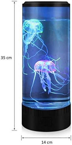 HSART Medúza Lámpa LED Akvárium Fény Színe Változó Lámpa, Nappali, Iroda, Hálószoba Dekoráció