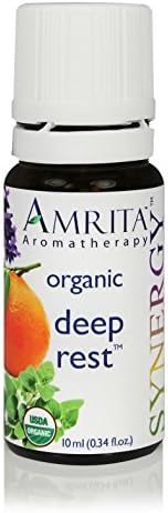 Amrita Aromaterápiás USDA Bio Mély Többi illóolaj Keverék - Nem-GMO-Pihenés, Alvás & Nyugtató Szinergia Blend - a Hígítatlan, 10ML