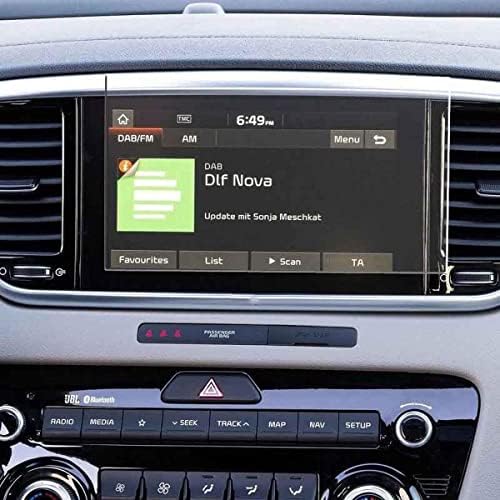 Funiur Autó Képernyő műszerfal Edzett Üveg Film GPS Sebességmérő Védőfólia Tartozékok，a Kia Sportage 4 -2020 7 8 inch inch