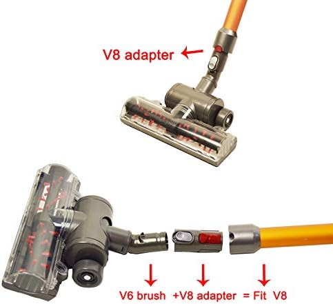 EZ KÍMÉLI Kompatibilis Porszívó Alkatrész Csere a DISZ V8-as Adapter Hogy V6-os Mellékletet, hogy Illeszkedjen V11 V8-as V10 V7 Vezeték
