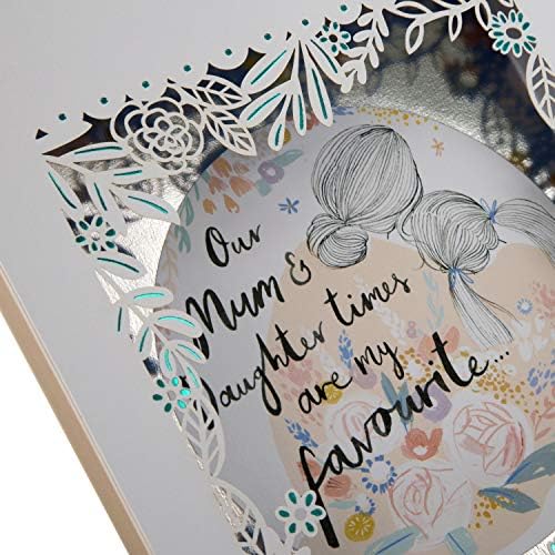 Hallmark anyák Napja Kártya Anya, A Lánya - 3D-s Virágos Keret Box Design