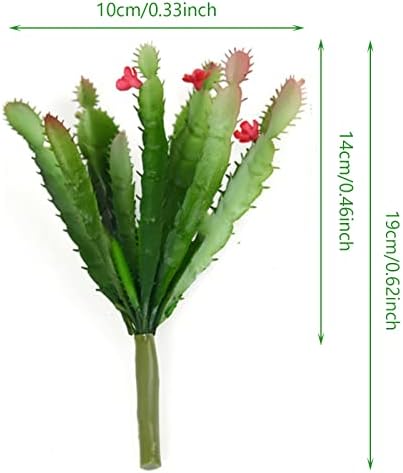 Hüllő növény kaktusz Műanyag Mesterséges Vízi Kaktusz Növények Terrárium hüllő tartály élőhely dekoráció Szimuláció Műanyag Kaktusz Növény