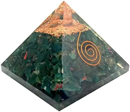 Sharvgun Vér Kő, Kristály Orgonite Piramis Réz Tekercs Gyógyító Kő, Generátor, Jóga, Meditáció Orgon Piramis Ex-Lg 65-75 Mm,