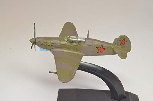 Jakovlev Jak-7 Harcos Edző második VILÁGHÁBORÚ 1942 Év 1/110 Skála Szovjetunió SZOVJETUNIÓ Repülőgép Gyűjtemény Modell állvánnyal