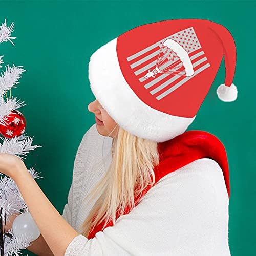 Amerikai Ejtőernyőzés, Ejtőernyős USA Zászló Karácsonyi Kalap újévi Ünnep Fél Cosplay