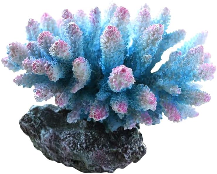 BATRC LYNLYN Korall Virág Mesterséges Korall Akvárium Dekoráció, akvárium Korallzátony Dísz Kő Dekoráció, Akvárium Háttér