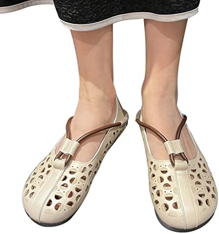 Elegáns Lakás a Nők számára Kényelmes Cipő Női Cipő Etnikai Stílusú Kis Bőr Cipő Üreges Lélegző Retro Naplopók Egyetlen Cipő Alkalmi