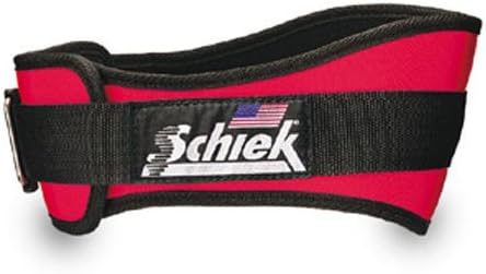 Schiek Sport Műanyag Emelő-biztonsági Öv - 4 3/4 inch XXL Piros