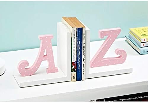 Bocsá Kreatív, Rózsaszín, Fehér Pontok A-Z Levelet Fa keretet ad a Könyv végül a Könyv Szervezők Könyvespolc Gyerekeknek Tanulmány Ajándék