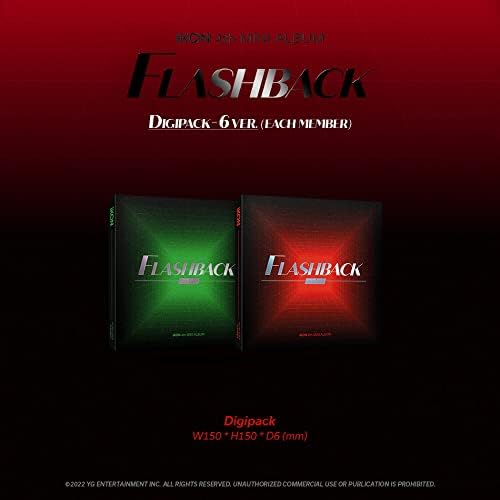 iKON - 4 Mini Album Flashback Digipack ver. CD+Extra Photocards Set (JÚNIUS ver.)