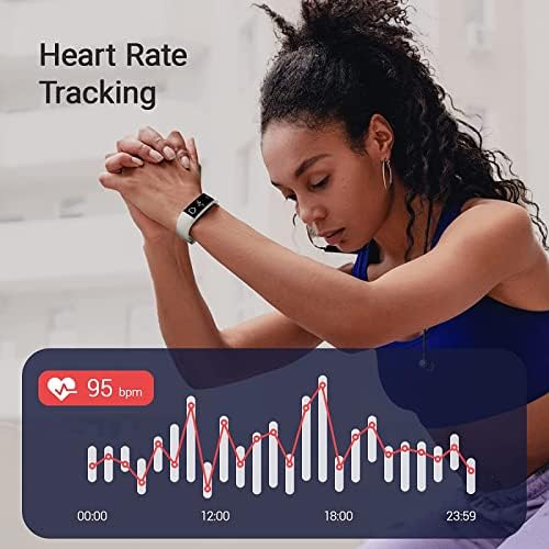 Kummel Fitness Tracker Heart Rate Monitor, Vízálló Tevékenység Tracker Lépésszámláló & Aludni, Monitor, Kalória, Lépésre Nyomon a Nők, a Férfiak