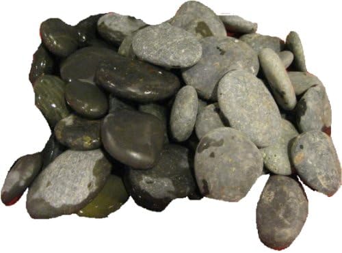 Sima Fekete Kavicsok 8 Kiló Természetes Kő, Akvárium, Terrárium Kert Rock Bonsai Lakberendezés Kézműves