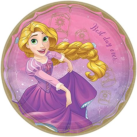 Disney Princess Aranyhaj Party Kellékek Csomag arra Szolgál, 16-9 Hüvelyk Tányérok, Ebéd Szalvéták, Szülinapi Gyertya - Kusza - Csomag 16