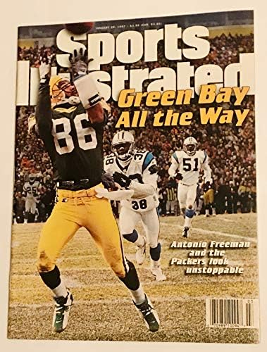 GB Packers Sports Illustrated si magazin antonio freeman nincs címke 1997