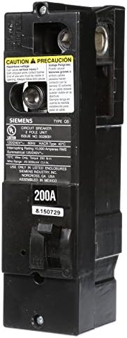 Siemens QS2200 QS Típus 200-Amp Multi-Család Fő Megszakító, 10 KAIC Névleges