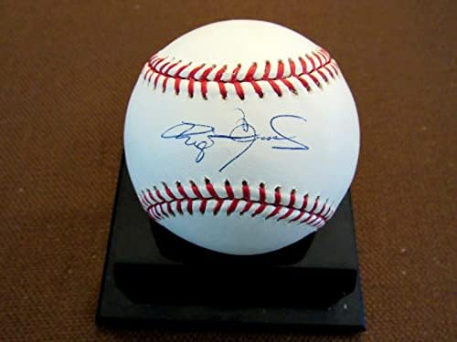Roger Clemens Boston Red Sox Ny Yankees Cy Young Aláírt Auto Oml Baseball Szövetség - Dedikált Baseball