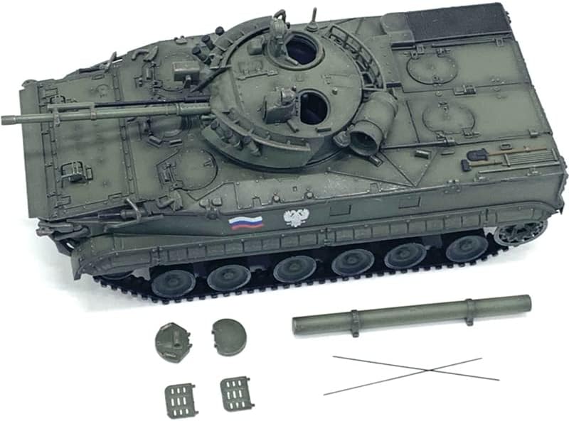 a Kézműves orosz BMP3 Gyalogság Harci Jármű F-Típusú Mágneses Abszorpciós Torony Modell 1/72 Tank Előre elkészített Modell