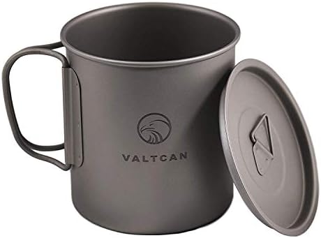 Valtcan 450ml Titán Kemping Csésze Szűk Fedél
