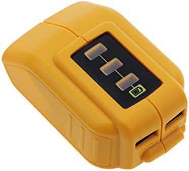 DOITOOL Adapter Univerzális 3pcs Li - Sárga Dc USB Kimenet V Készülék Adapter.v Töltési Átalakító Kompatibilis Akkumulátor Ellentmondás