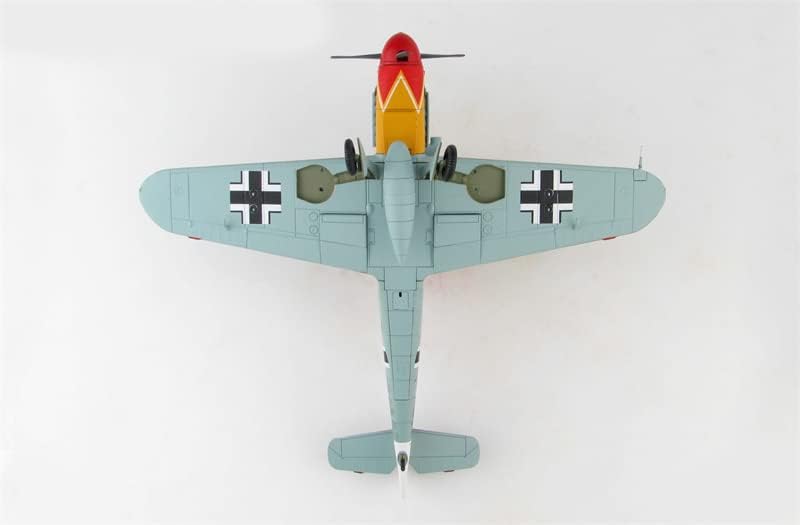 a Hobbi Mester BF 109G-6 W. Nr. 15919, Co. a JGr 550, Wiesbaden-Erbenheim, szeptember 1943 1/48 FRÖCCSÖNTÖTT Repülőgép Előre elkészített Modell
