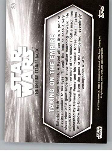 2019 Topps Star Wars Birodalom visszavág Fekete-Fehér 26 Figyelembe a Birodalom Luke Skywalker Trading Card